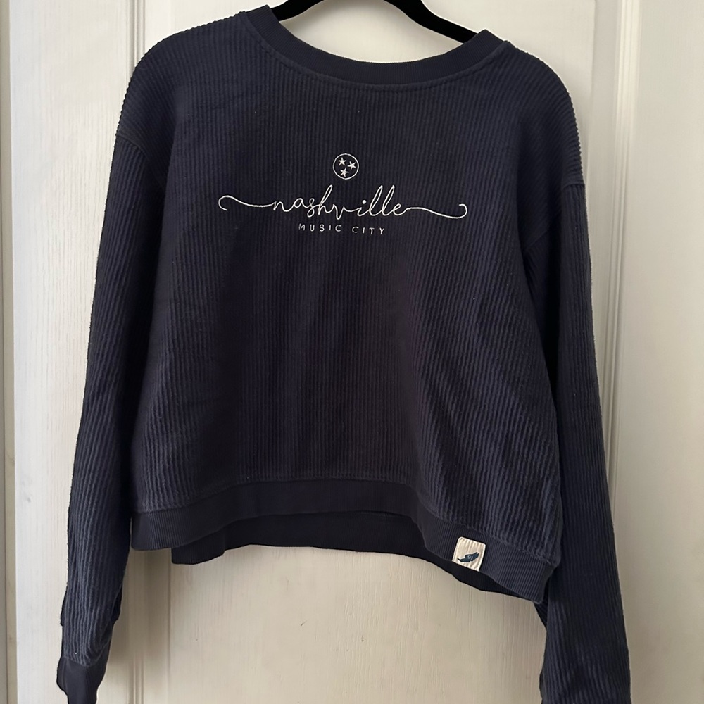 Nashville Music City Ribbed Crewneck
